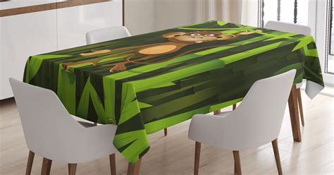 jungle tablecloth|jungle print table cloth.